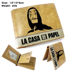 La Casa de Papel Anime Cosplay PU Purse Folding Anime Short Wallet
