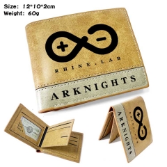 Arknights Anime Cosplay PU Purse Folding Anime Short Wallet