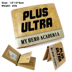 Boku no Hero Academia/My Hero Academia Anime Cosplay PU Purse Folding Anime Short Wallet