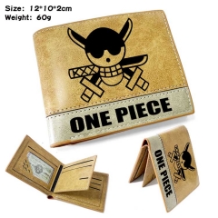 One Piece Anime Cosplay PU Purse Folding Anime Short Wallet