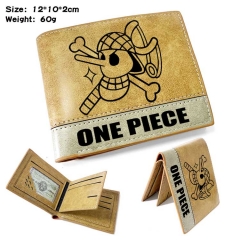 One Piece Anime Cosplay PU Purse Folding Anime Short Wallet