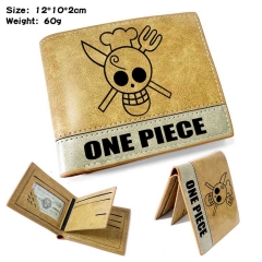 One Piece Anime Cosplay PU Purse Folding Anime Short Wallet