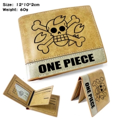 One Piece Anime Cosplay PU Purse Folding Anime Short Wallet