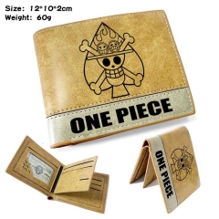 One Piece Anime Cosplay PU Purse Folding Anime Short Wallet