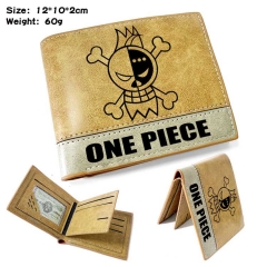 One Piece Anime Cosplay PU Purse Folding Anime Short Wallet