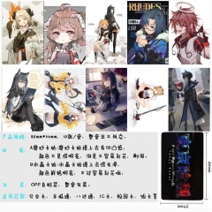 10个一套）明日方舟-B款 10个装磨砂卡贴