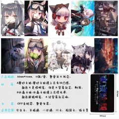 10个一套）明日方舟-D款 10个装磨砂卡贴