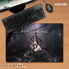 Punishing: Gray Raven Game Cosplay Custom Design Color Printing Anime Mouse Pad Rubber Desk Mat 40X60CM