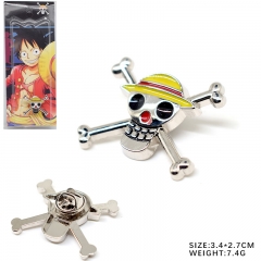 One Piece Cartoon Pendant Fashion Jewelry Anime Alloy Brooch Pin