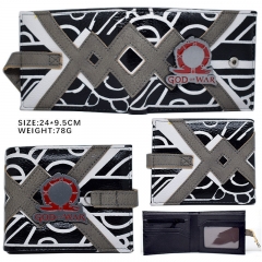 God of War Movie Design Coin Purse Wholesale Rubber Anime PVC Wallet