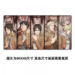 Attack on Titan/Shingeki No Kyojin Cartoon Cosplay Cheapest Mouse Pad Fancy Print Mouse Pad