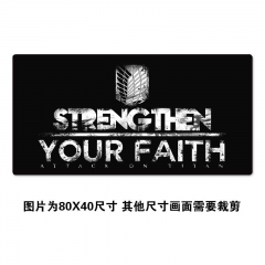 Attack on Titan/Shingeki No Kyojin Cartoon Cosplay Cheapest Mouse Pad Fancy Print Mouse Pad