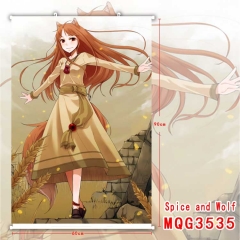 Spice And Wolf Cartoon Wallscrolls Waterproof Anime Wallscrolls 60X90CM