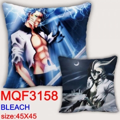 Bleach Cartoon Cosplay Double Side Decorative Chair Cushion Cartoon Anime Square Pillow 45X45