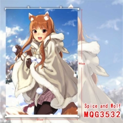 Spice And Wolf Cartoon Wallscrolls Waterproof Anime Wallscrolls 60X90CM