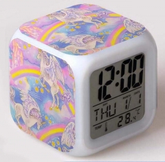 独角兽-5 七彩心情变色盒装闹钟