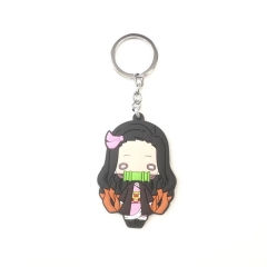 Demon Slayer: Kimetsu no Yaiba Popular Cartoon Anime Soft Plastic Keychain