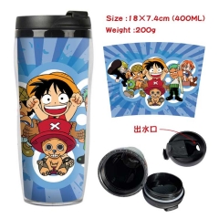 海贼王 星巴克防漏隔热杯子