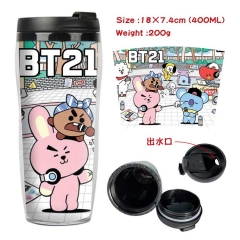 BT21 bts防弹少年团 星巴克防漏隔热杯子