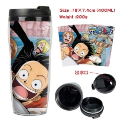 海贼王 星巴克防漏隔热杯子