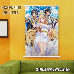 Cautious Hero: The Hero is Overpowered but Overly Cautious Waterproof Anime Wallscrolls Cosplay Cartoon Wall Scrolls Decoration