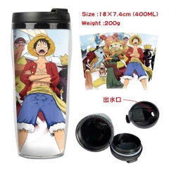 海贼王 星巴克防漏隔热杯子