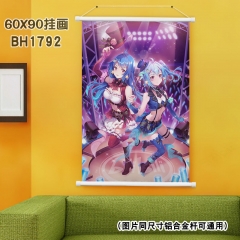 (60X90)BH1792-bilibili 动漫白色塑料杆挂画