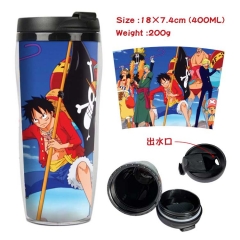 海贼王 星巴克防漏隔热杯子