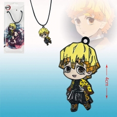 Demon Slayer: Kimetsu no Yaiba Agatsuma Zenitsu Cartoon Pendant Anime Necklace