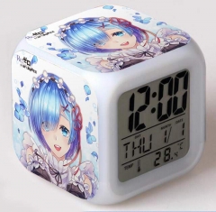 从零开始的异世界生活-1 七彩心情变色盒装闹钟.