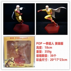One Punch Man Saitama Cartoon Model Toy Collection Anime PVC Figure 18cm