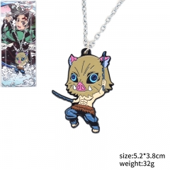 Demon Slayer: Kimetsu no Yaiba Hashibira Inosuke Cartoon Decoration Fashion Jewelry Anime Necklace