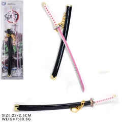 Demon Slayer: Kimetsu no Yaiba Long Weapon Pendant Key Ring Decoration Anime Keychain