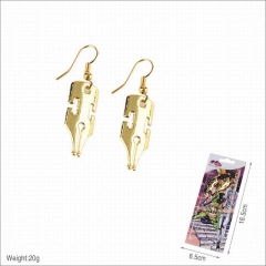 JoJo's Bizarre Adventure Cartoon Pendant Fashion Jewelry Decoration Anime Earring