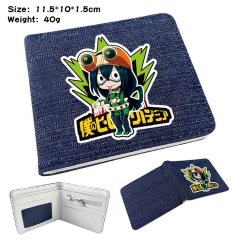 Boku No Hero Academia/My Hero Academia Denim Folding Coin Purse Anime Wallet