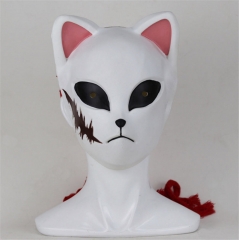 Demon Slayer: Kimetsu no Yaiba Cartoon Latex Cosplay Anime Mask