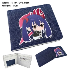 Fairy Tail Denim Folding Coin Purse Anime Wallet