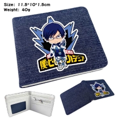 Boku No Hero Academia/My Hero Academia Denim Folding Coin Purse Anime Wallet