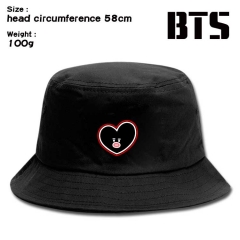 58CM BT21 K-POP BTS Bulletproof Boy Scouts Adult Sunshade Cap Bucket Hat