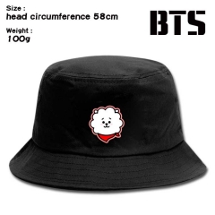 58CM BT21 K-POP BTS Bulletproof Boy Scouts Adult Sunshade Cap Bucket Hat