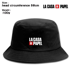 58CM La Casa de Papel Adult Sunshade Cap Bucket Hat