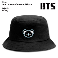 58CM BT21 K-POP BTS Bulletproof Boy Scouts Adult Sunshade Cap Bucket Hat