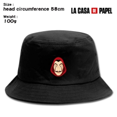 58CM La Casa de Papel Adult Sunshade Cap Bucket Hat
