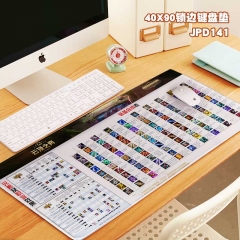 40X90X0.3 League of Legends Custom Design Color Printing Anime Mouse Pad