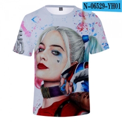 Birds of Prey Anime 3D Printed SBaseball Short Sleeve T Shirt