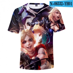 Birds of Prey Anime 3D Printed SBaseball Short Sleeve T Shirt