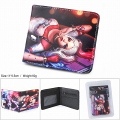 Birds of Prey Coin Purse Folding PU Anime Short Wallet