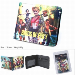 Birds of Prey Coin Purse Folding PU Anime Short Wallet