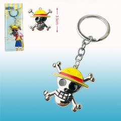 One Piece Cartoon Cosplay Anime Alloy Keychain