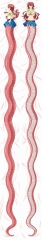Monster Musume No Iru Nichijou Sexy Girl Cartoon Body Bolster Soft Long Cute Print Pillow 7M